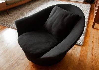 Mid Century Swivel Chair, Model #812 designed by Milo Baughman For Thayer Coggin_9