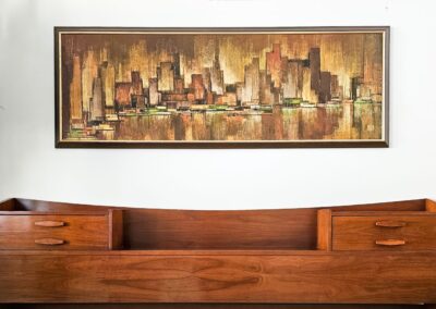 FOR SALE MID CENTURY TURNER NEW YORK CITYSCAPE WALL ART9