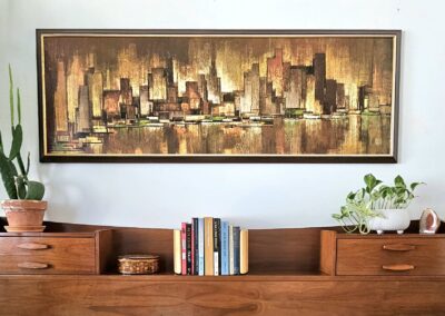 FOR SALE MID CENTURY TURNER NEW YORK CITYSCAPE WALL PRINT1