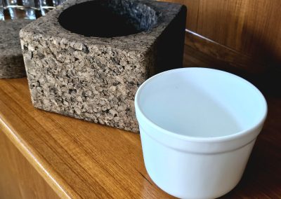 FOR SALE ICONIC MID MOD DECOR MORT N. MARTON CORK ICE BUCKET 8