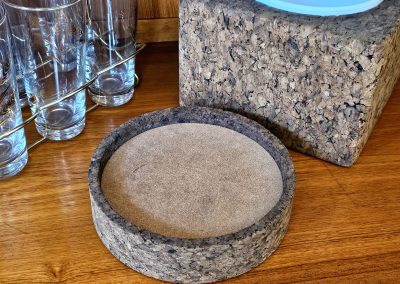 FOR SALE ICONIC MID MOD DECOR MORT N. MARTON CORK ICE BUCKET 6