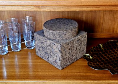 FOR SALE ICONIC MID MOD DECOR MORT N. MARTON CORK ICE BUCKET 3