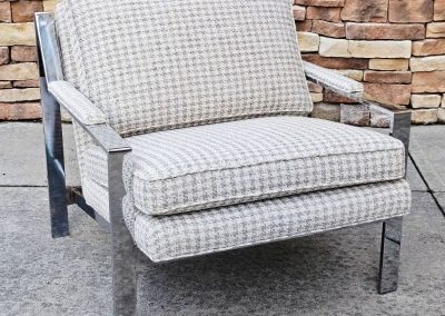 FOR SALE MILO BAUGHMAN CHROME MID CENTURY CHAIR 1